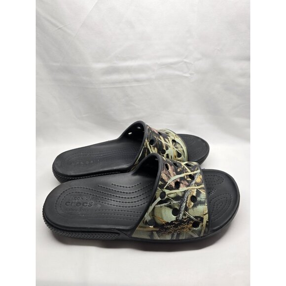 Crocs Realtree Camo Classic Iconic Comfort Slide Sandals  Men's 11 - Picture 6 of 6